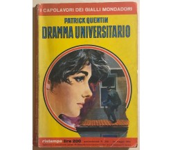 Dramma universitario di Patrick Quentin, 1964, Mondadori