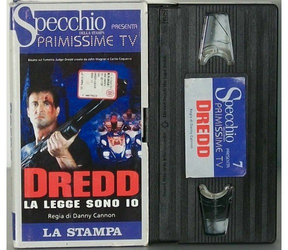 Dredd La legge sono io- vhs - 1995 - La Stampa - F