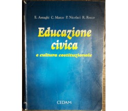 Educazione civica e cultura costituzionale - AA.VV. - CEDAM,1997 - R