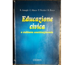 Educazione civica e cultura costituzionale - AA.VV. - CEDAM,1997 - R