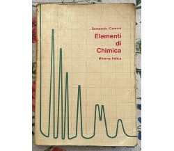 Elementi di chimica di Sampaolo/camoni, 1976, Minerva Italica