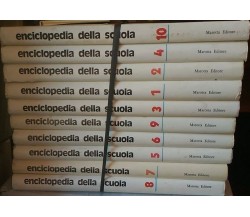 Enciclopedia della Scuola - Marotta Editore - 1977 - Intera, 10 volumi