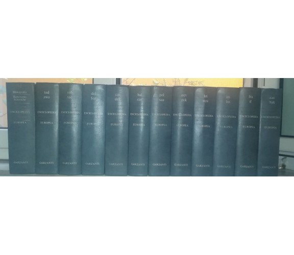 Enciclopedia europea completa 12 vol. - AA.VV. - Garzanti - 1984 - M