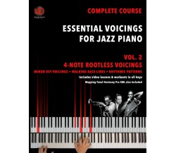 Essential Voicings for Jazz Piano Vol.2: 4-note Rootless Voicings di Mdecks Musi