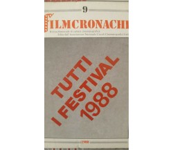 FILMCRONACHE bimestrale cultura cinematografica n. 9 - 1988 - ER