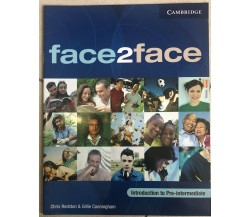 Face2face Introduction to pre-intermediate di Chris Redston, Gillie Cunningham, 