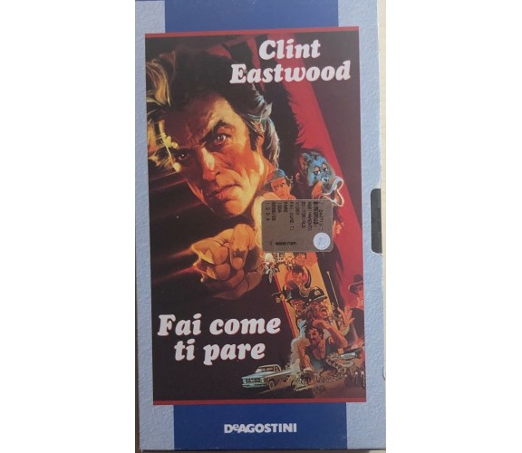 Fai come ti pare VHS di Clint Eastwood, 1999, Deagostini
