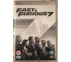 Fast & Furious 7 DVD ENGLISH di James Wan, 2015, Universal Pictures