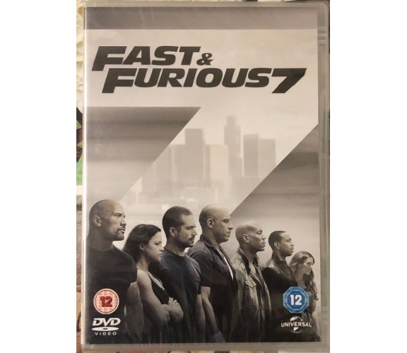 Fast & Furious 7 DVD ENGLISH di James Wan, 2015, Universal Pictures