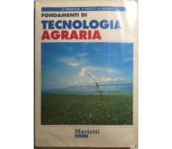 Fondamenti di tecnologia agraria. Per le Scuole superiori di Gaetano Menegon, Fr