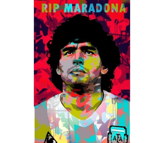 Football World Championship - Diego Maradona - 2021 - Opera d’arte