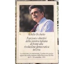 Funzioni e obiettivi della Sinistra italiana di fronte alla rivoluzione democrat