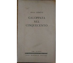 Galoppata nel cinquecento - Olga Ceretti,  1955,  Aldo Martello 