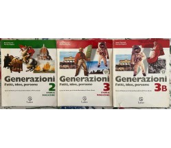 Generazioni. Fatti, idee, persone 2+3+3B di Anna Tancredi, Patrizia Bugiani, 2
