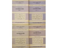 Georgiche - 4 volumi  di Virgilio, Calesella,  1957,  Classica Saturnia - ER