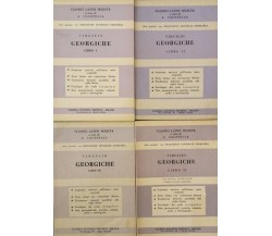 Georgiche - 4 volumi  di Virgilio, Calesella,  1957,  Classica Saturnia - ER