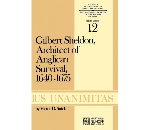 Gilbert Sheldon - V. D. Sutch - Springer, 1974