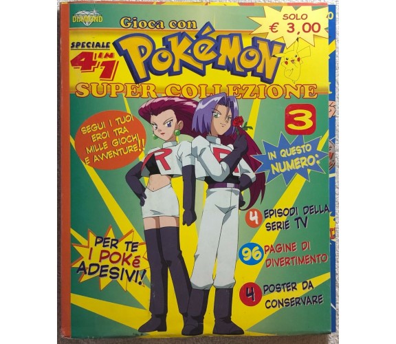 Gioca con Pokémon super collezione 3 di Aa.vv.,  2002,  Diamond