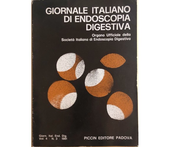 Giornale italiano di endoscopia digestiva di Organo Ufficiale Della Sied, 1981, 