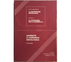 Giornate di chirurgia oncologica V Convegno di Aa.vv.,  1987,  Istituto Di Semei