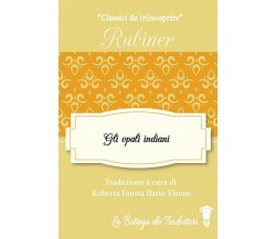 Gli opali indiani	 di Ludwig Rubiner, R. F. I. Visone,  2017,  Youcanprint