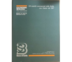 Gli scambi commerciali della Sicilia con l’estero nel 1987 di Aa.vv., 1988, Banc