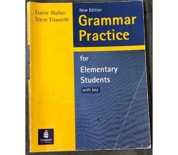 Grammar Practice for Elementary Students With Key di Elaine Walker, Steve Elswor
