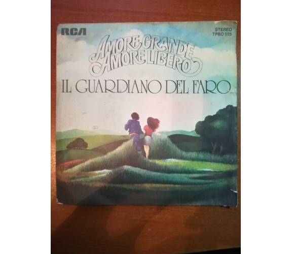 Guarda è mattino - il guardiano del faro - 1975 -RCA - M