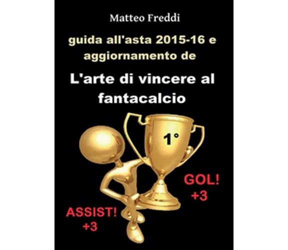 Guida all’asta 2015-16 e aggiornamento de L’arte di vincere al fantacalcio	 