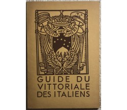 Guide du Vittoriale des Italiens di Antonio Bruers,  1950,  Istituto Poligrafico
