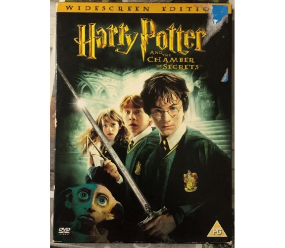 Harry Potter and the Chamber of Secrets Widescreen edition DVD di Chris Columbu