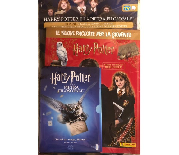 Harry Potter e la Pietra Filosofale DVD+Album figurine Harry Potter di Chris Col