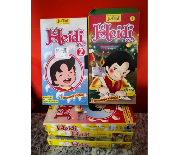 Heidi  5 Vhs  Il personaggio originale - 1998 -Junior 