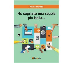Ho sognato una scuola più bella	 di Nicola Pionetti,  2016,  Youcanprint