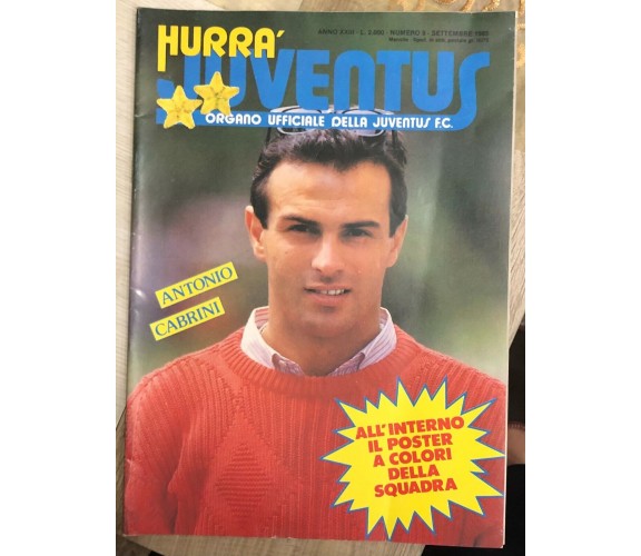 Hurrà Juventus n. 9/1985 di Aa.vv.,  1985,  Juventus F.c.