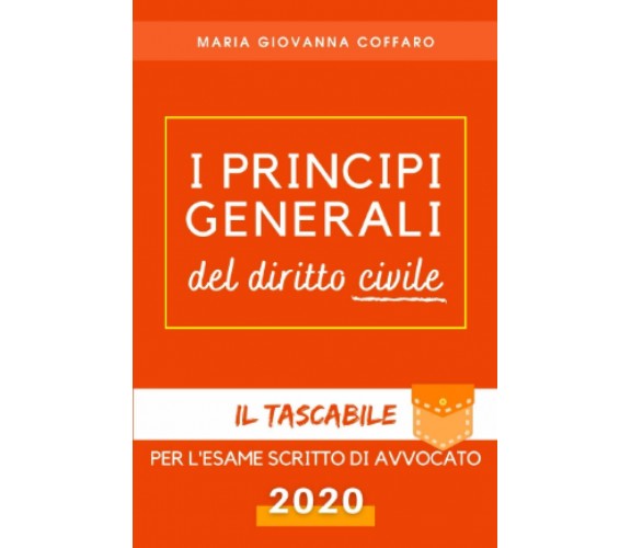 I Principi Generali Del Diritto Civile Il Tascabile per l’esame Scritto Di Avvoc