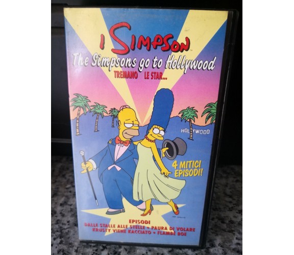 I Simpson - the simpson go to hollywood - vhs- 1999 - Century Fox -F
