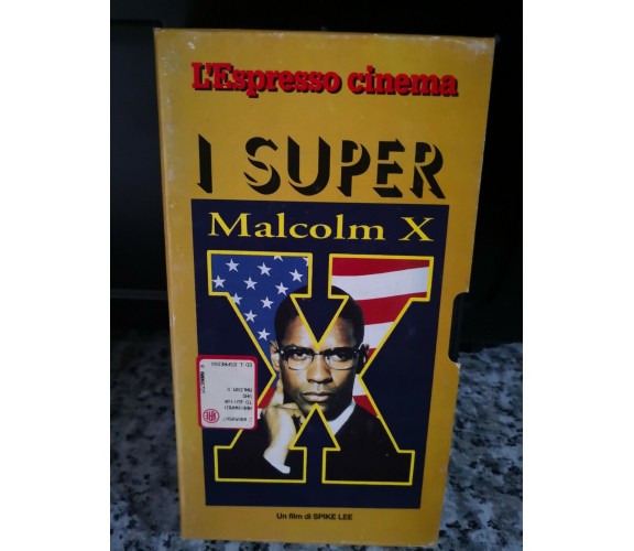 I Super Malcolm X -vhs - 1993 - L' espresso cinema -F