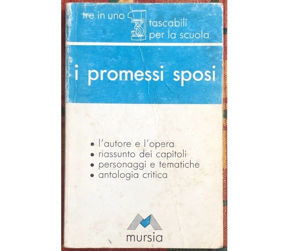  I promessi sposi di Alessandro Manzoni, Stefano Bianchi, 1986, Ugo Mursia Ed