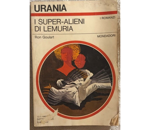 I super-alieni di Lemuria di Ron Goulart,  1980,  Mondadori