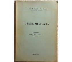 Igiene militare di Col. Med. Freni Prof. Salvatore,  1975,  Società Di Sanità Mi