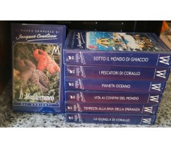 Il Mondo sommerso - gli ambienti-  lotto di 7 vhs - 1992 - Univideo -F