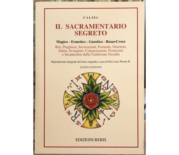 Il Sacramentario Segreto di Caliel, 2022, Rebis Edizioni