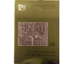 Il Vicerè Caramanico e il Parlamento del 1790 - Concetta Spoto (a cura), 1986