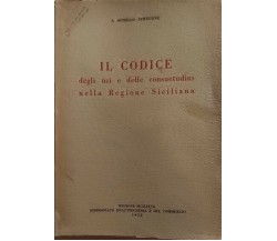 Il codice degli usi e delle consuetudini della Regione Siciliana di S. Spinello 