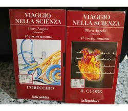 Il corpo umano 2 vhs - orecchio e cuore - la repubblica -F