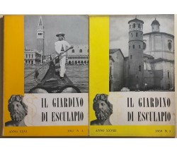 Il giardino di Esculapio nr.1/1957-3/1957-1-3-4/1960 di Aa.vv., Roche Milano