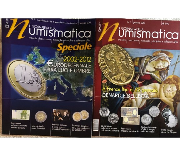 Il giornale della numismatica n.1/2012+supplemento di Aa.vv.,  2012,  Quibus Edi