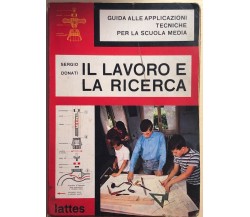 Il lavoro e la ricerca di Sergio Donati, 1974, Lattes