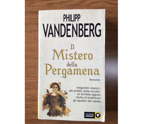 Il mistero della pergamena - P. Vandenberg - Piemme pocket - 2003 - AR